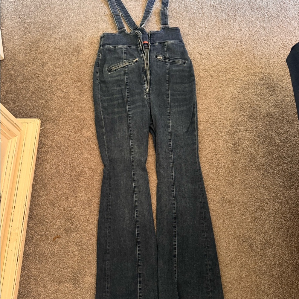 Anthropologie Deep Blue Women's Denim Overalls